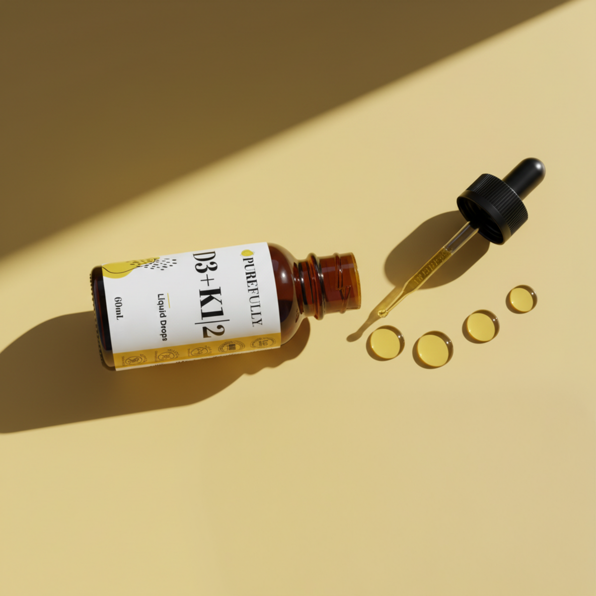 Vitamin D3 + K1|2